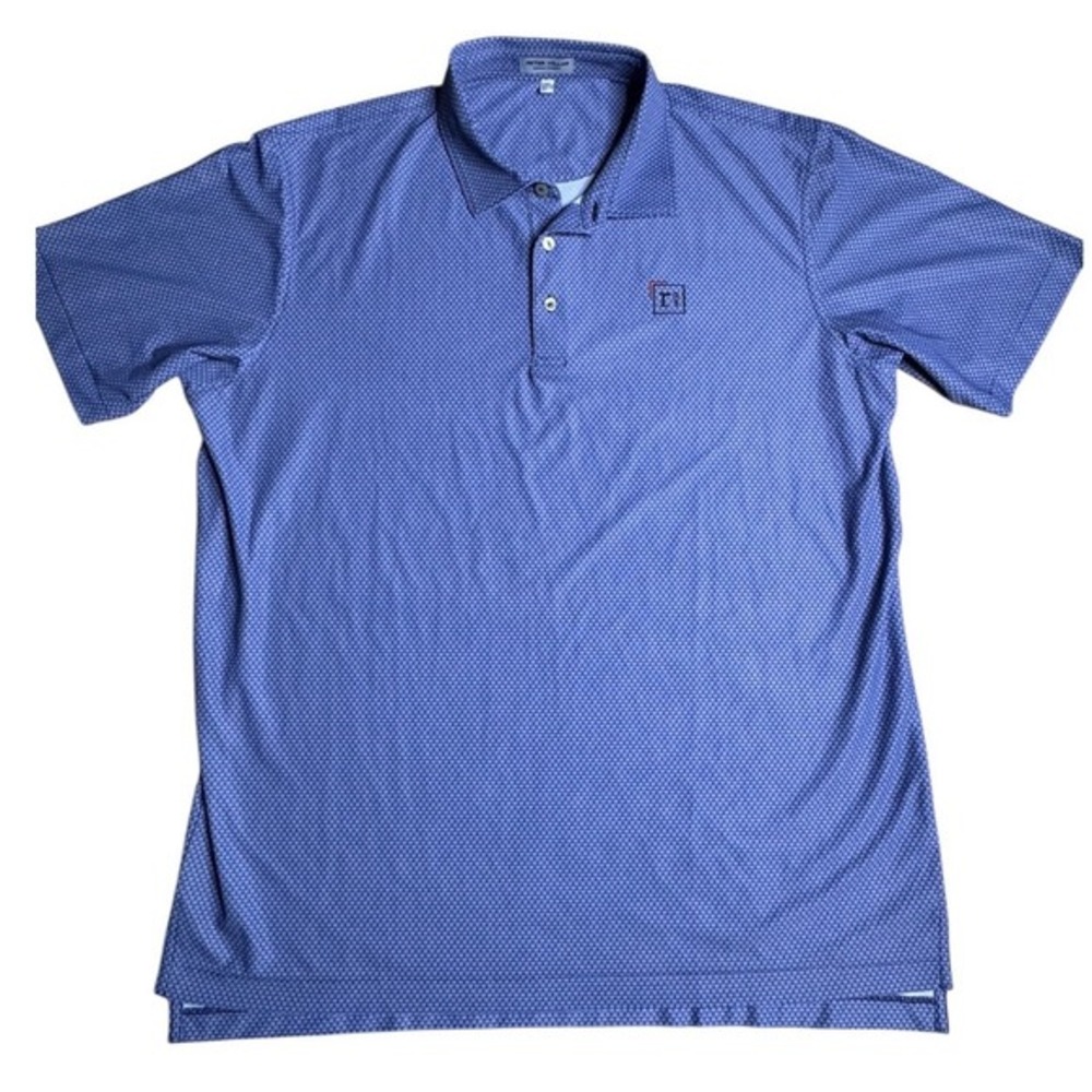 Peter‎ Millar Summer Comfort Performance Polo Embrodiered Logo Shirt XL